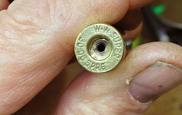 Showing a uniformed primer pocket