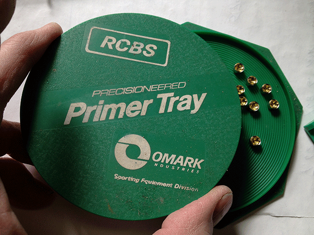 Shows covering flipped primers