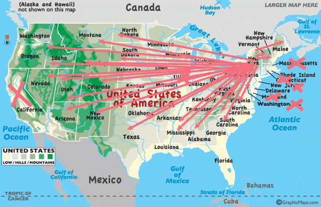 The challenge lately is finding a place to hide or move to!